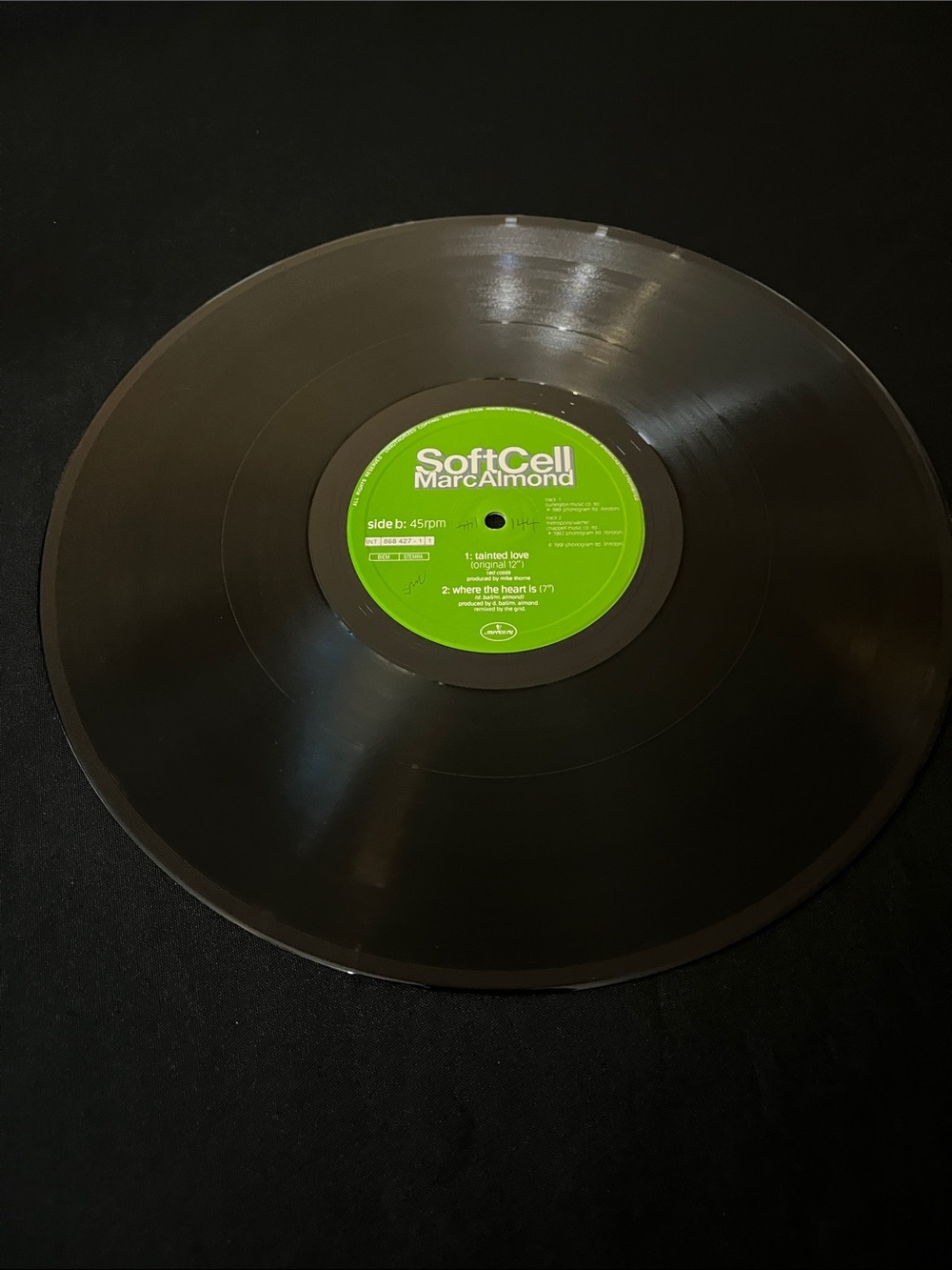 Soft Cell & Marc Almond "Tainted Love" Vinyl Record - Picture 4 of 4